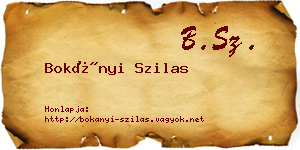 Bokányi Szilas névjegykártya